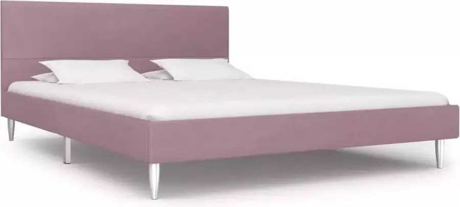 Medina Bedframe stof roze 160x200 cm
