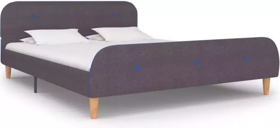Medina Bedframe stof taupe 140x200 cm
