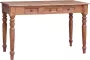 Medina Bureau met lades 117x57x75 cm massief gerecycled hout - Thumbnail 1