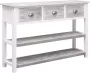 Medina Dressoir 115x30x76 cm hout antiekgrijs - Thumbnail 2