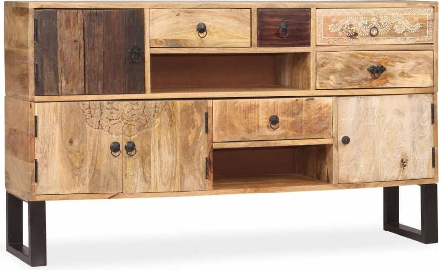 medina Dressoir 140x30x80 cm massief mangohout