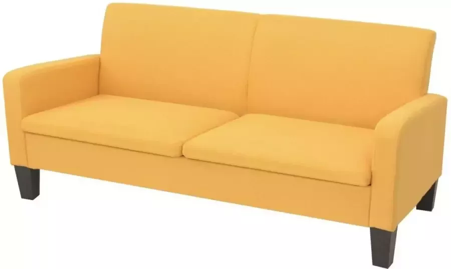 Medina Driezitsbank 180x65x76 cm geel