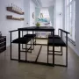 Medina Eetkamer set 5-delig zwart - Thumbnail 2
