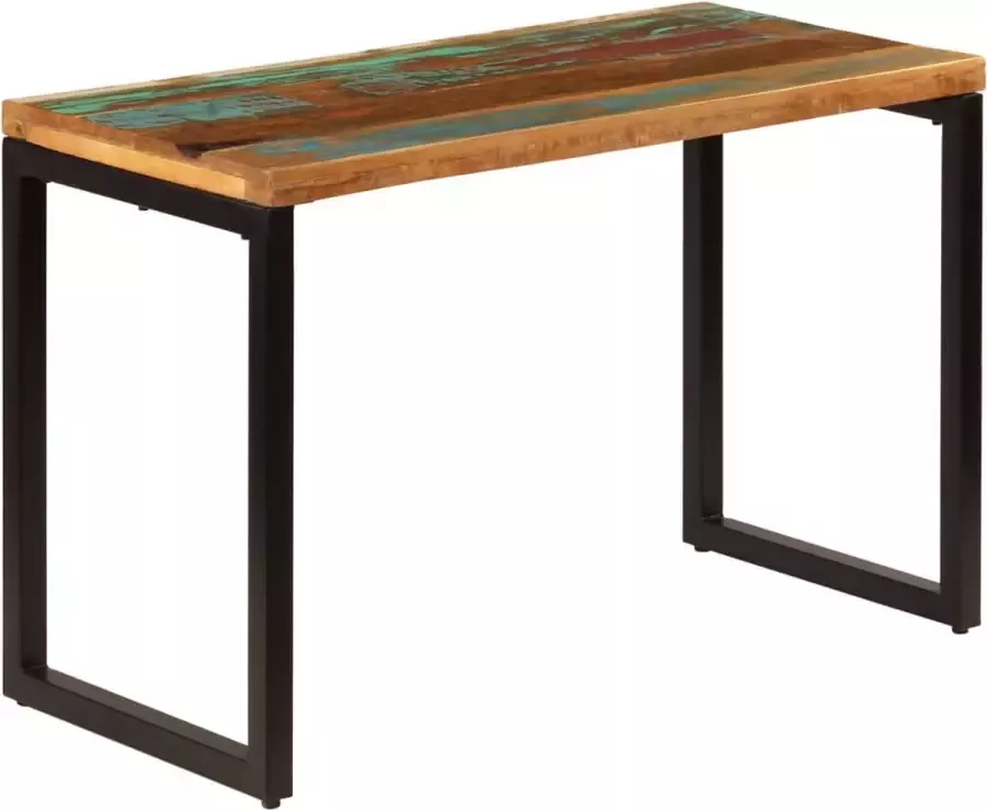 Medina Eettafel 115x55x76 cm massief gerecycled hout en staal