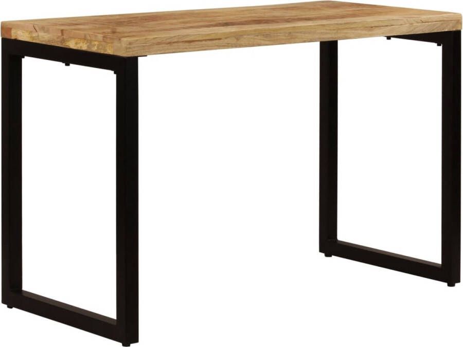 Medina Eettafel 115x55x76 cm massief mangohout en staal