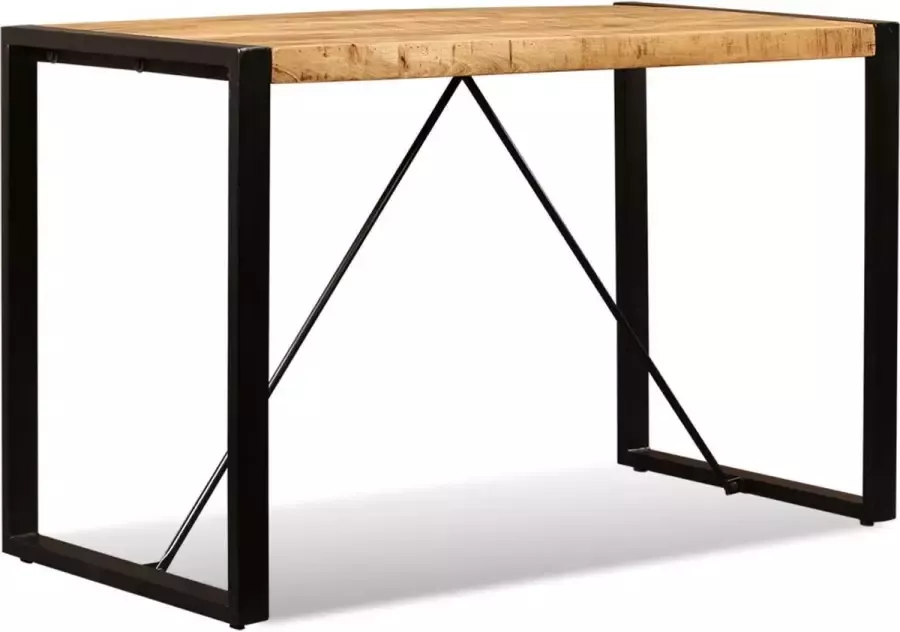Medina Eettafel 120 cm massief ruw mangohout