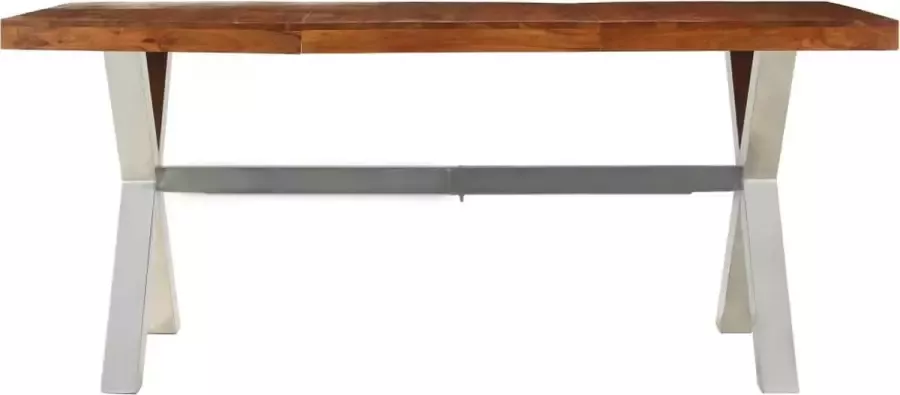 Medina Eettafel 180x90x76 cm massief hout met sheesham afwerking