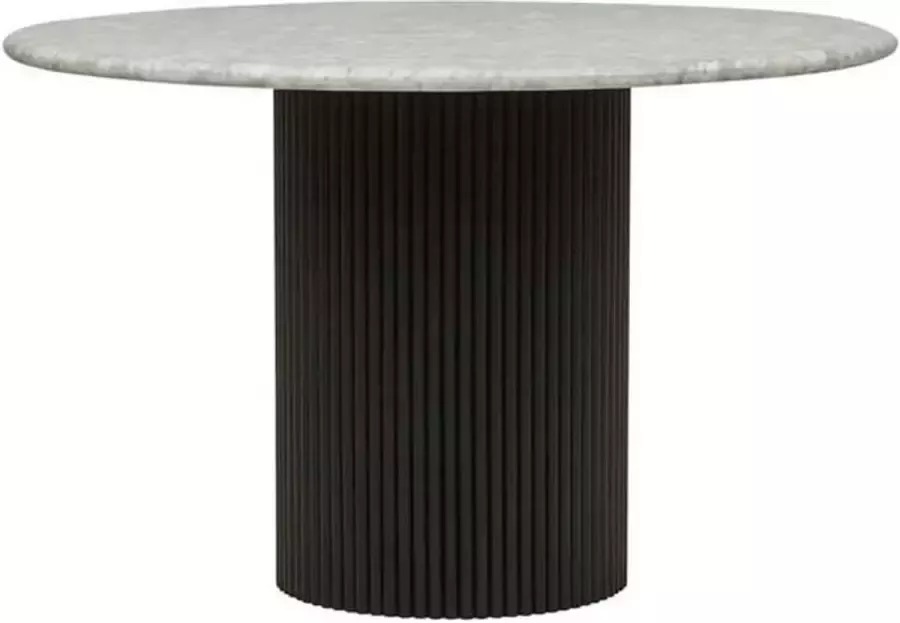 Medina Eettafel Ronde Eettafel 120 cm Zwart Marmer