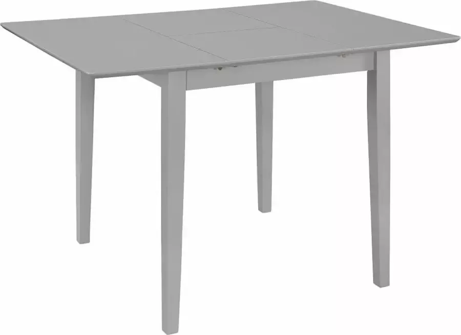 Medina Eettafel verlengbaar (80-120)x80x74 cm MDF grijs