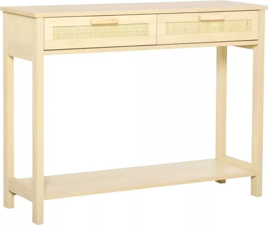 Medina Hamilton Bijzettafel Bruin Spaanplaat Gefabriceerd Hout 39 37 cm x 11 81 cm x 29 92 cm