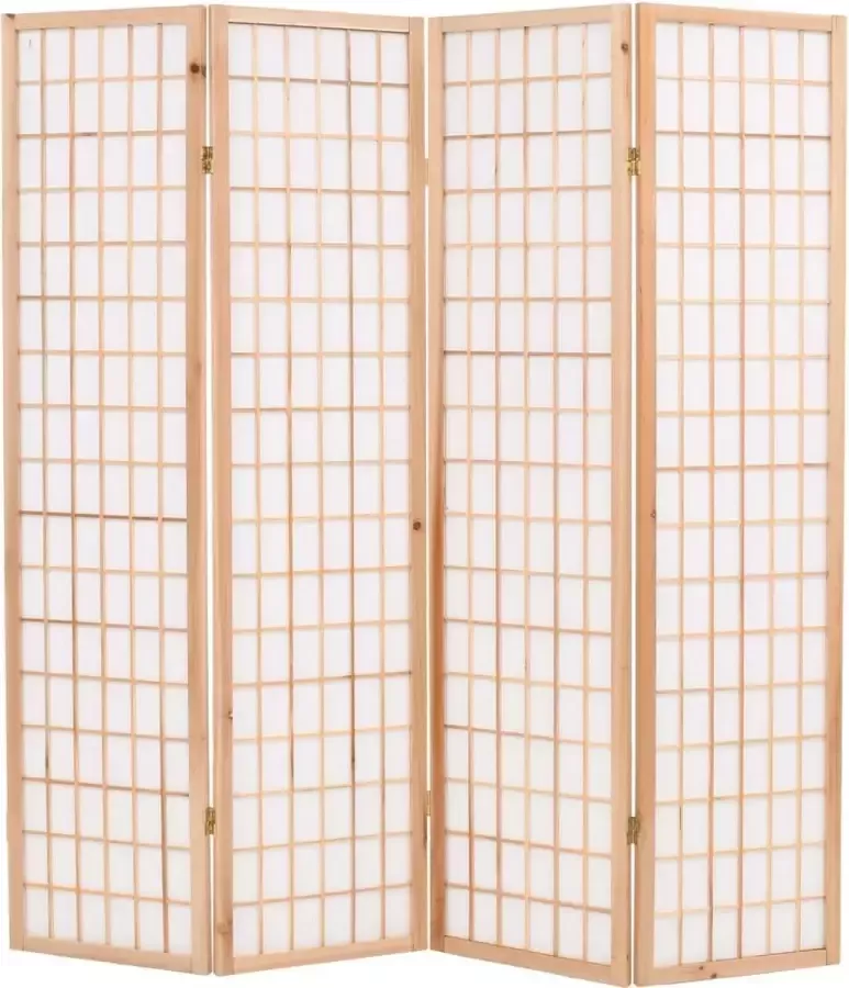 Medina Kamerscherm inklapbaar Japanse stijl 160x170 cm naturel