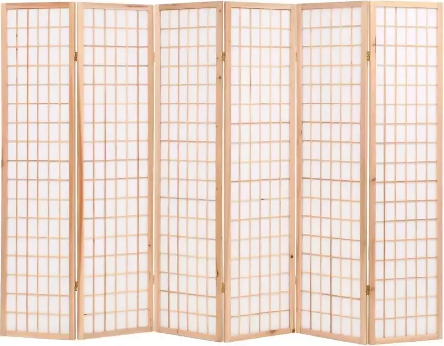 Medina Kamerscherm inklapbaar Japanse stijl 240x170 cm naturel