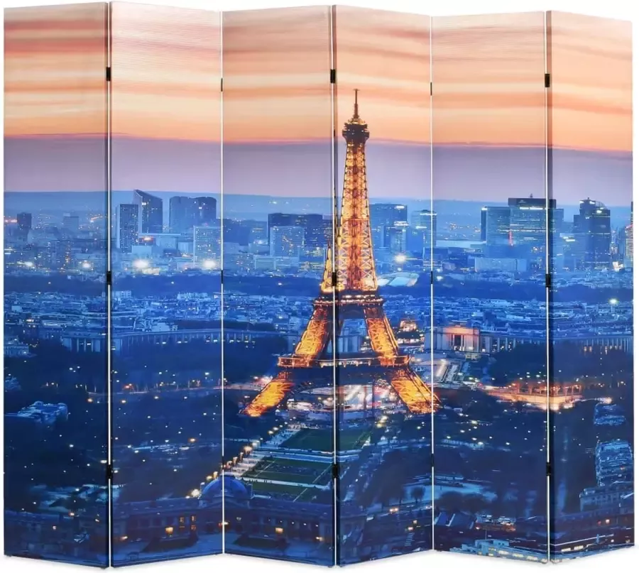 medina Kamerscherm inklapbaar Parijs bij nacht 228x170 cm