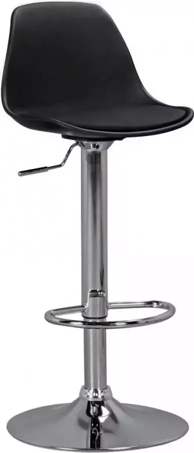 Medina Luxe Barkruk Zwart Barkrukken Barkruk Verstelbaar 40 x 40 x 104 CM