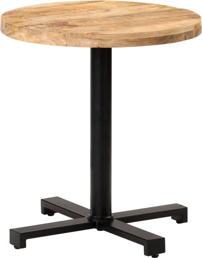 Medina Bistrotafel rond Ø70x75 cm ruw mangohout