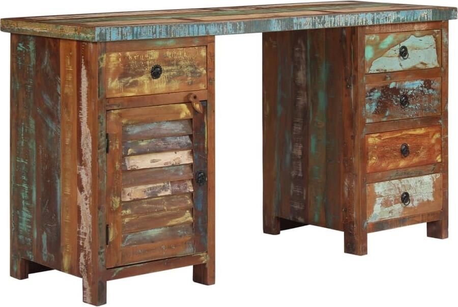 Medina Bureau 140x50x77 cm massief gerecycled hout