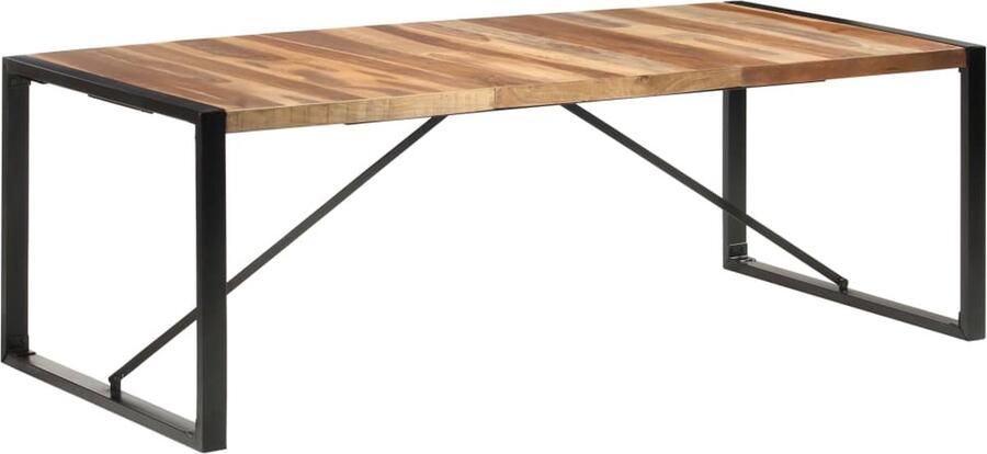 Medina Eettafel 220x100x75 cm massief hout met sheesham afwerking