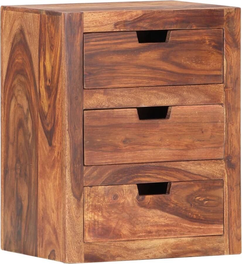 Medina Nachtkastje 40x30x50 cm massief sheeshamhout