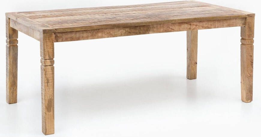 Medina Home Moberly Eettafel Eetkamertafel Keukentafel 6-8 Personen Bruin Massief Mangohout 120 x 70 x 76 cm
