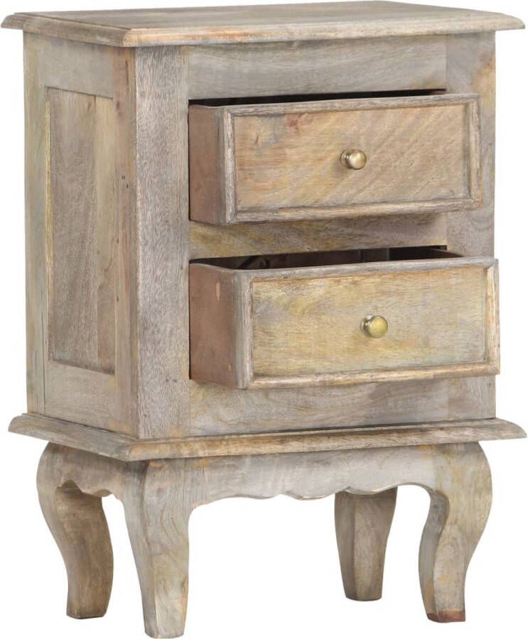 Medina Nachtkastje 40x30x55 cm massief mangohout