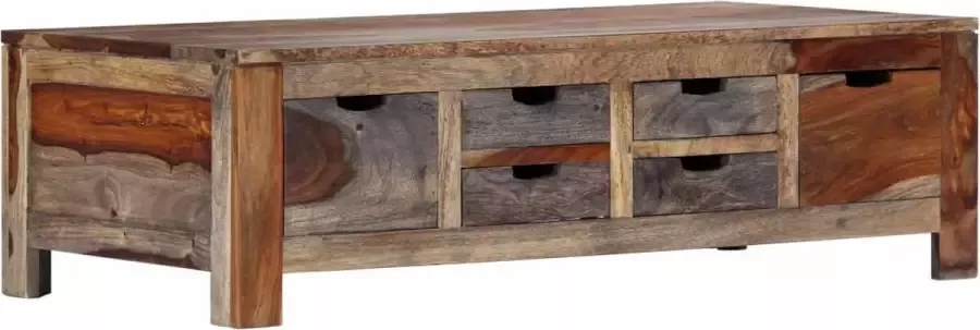 Medina Salontafel 100x55x30 cm massief sheeshamhout grijs