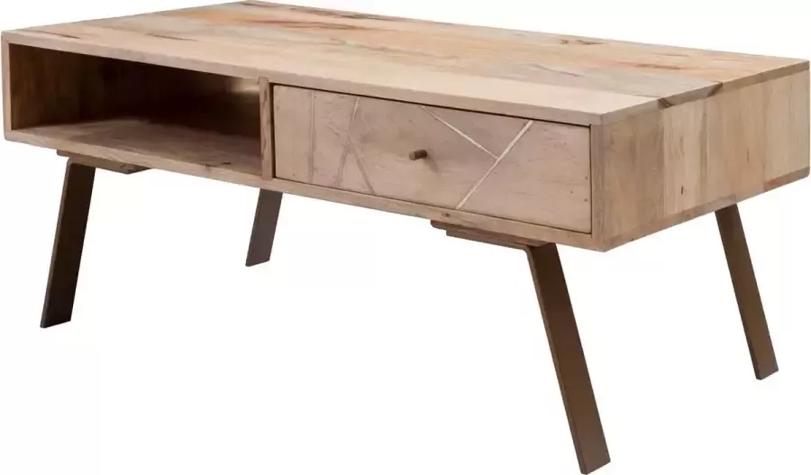 Medina Salontafel Mango Hout Houten Salontafels Woonkamertafel 95 x 42 x 50 cm