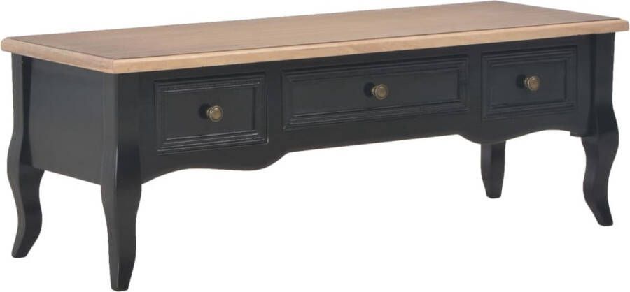 medina Tv-meubel 100x35x35 cm hout zwart