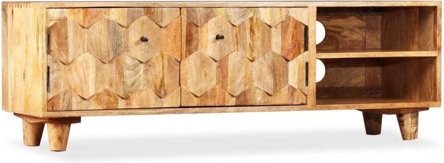 medina Tv-meubel 118x35x40 cm massief mangohout