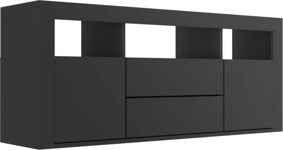 Medina Tv-meubel 120x30x50 cm spaanplaat zwart