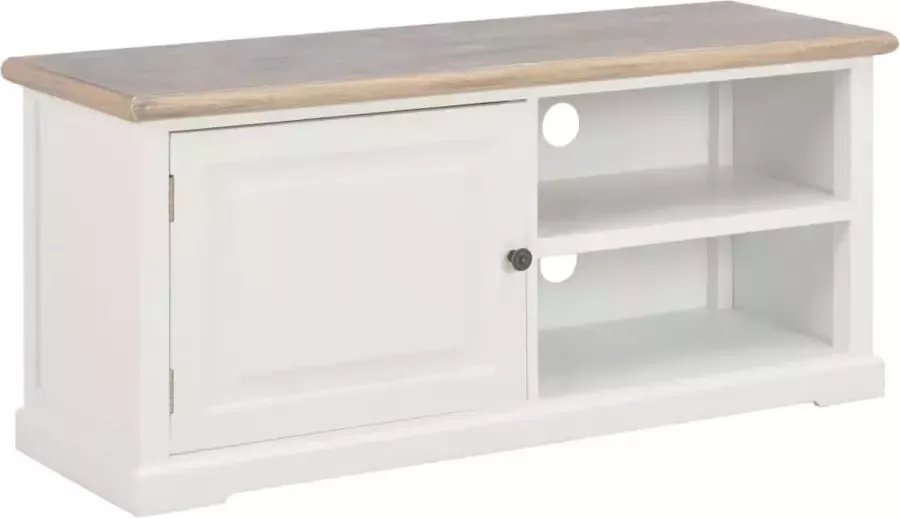 Medina Tv-meubel 90x30x40 cm hout wit