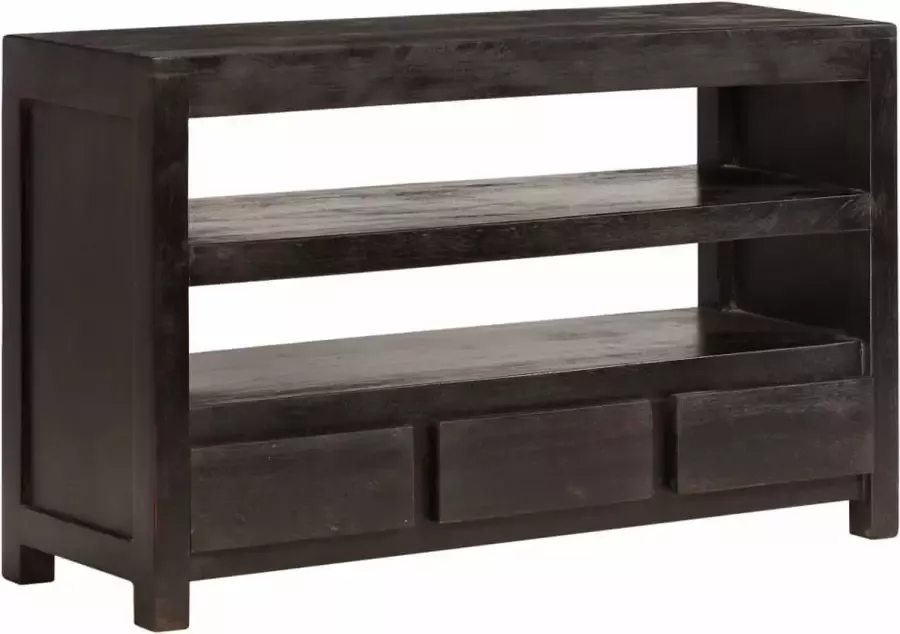 Medina Tv-meubel 90x30x55 cm massief acaciahout donkerbruin