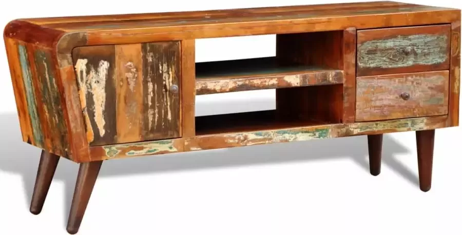 medina Tv-meubel met 1 deur en 2 lades gerecycled hout