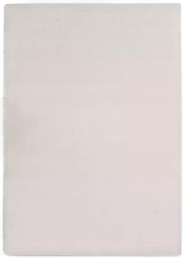 Medina Vloerkleed 160x230 cm kunstkonijnenbont crème