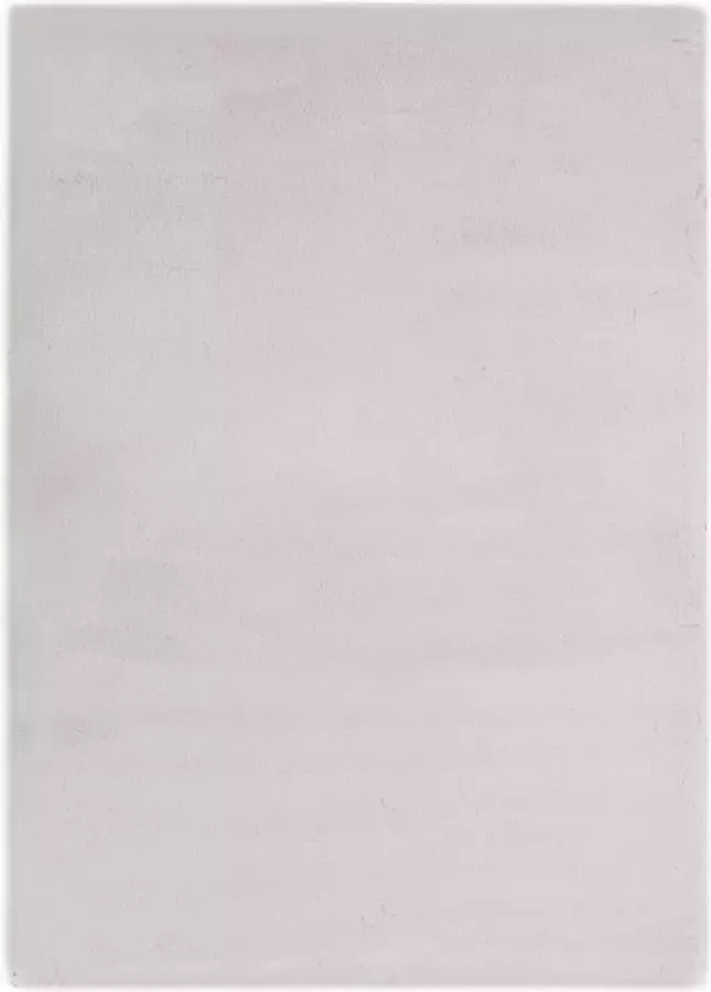 Medina Vloerkleed 160x230 cm kunstkonijnenbont grijs