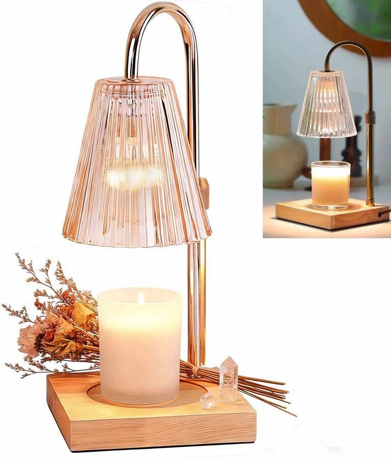 CNL Sight Vakantie Zegeningen ! Kaars Warmer Lamp Candle Warmer Lamp met Timer en Dimmer Elektrische Kaarsverwarmer Lamp Vintage Kaarsverwarmer voor Huis Slaapkamer Bedrijfspanden Decoratie -Verjaardag Cadeau Kado - Foto 5