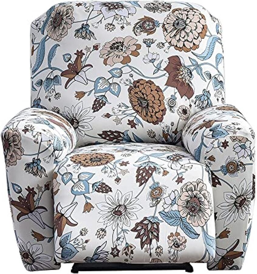 Meigeh fauteuilhoes ligstoelhoezen stretch fauteuilbeschermer relaxstoel fauteuilhoezen 4 stuks ligstoelbescherming fauteuilhoes hoes voor King Whyte relaxstoel