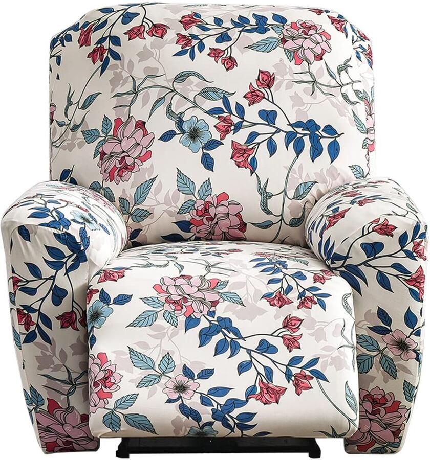 Meigeh fauteuilhoes ligstoelhoezen stretch fauteuilbeschermer relaxstoel fauteuilhoezen verpakking van 4 ligbeschermer fauteuilhoes hoes voor ontspannende fauteuils