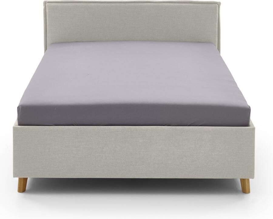 Meise Eenpersoonsbed Ollie 120 x 200 cm Beigekleurig design Gestoffeerde twijfelaarbedden Beige Stof Gestoffeerde twijfelaarbedden Twijfelaar (120 cm breed) Normaal bed Op voorraad - Foto 2
