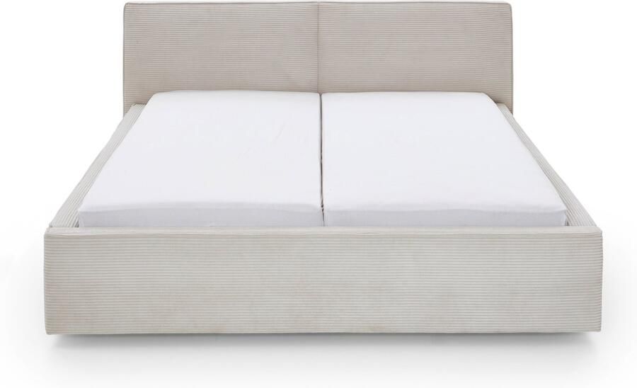 Meise EMOB Tweepersoonsbed Mitoma 160 x 200 cm Beigekleurig design Gestoffeerde tweepersoonsbedden Beige Stof Gestoffeerde tweepersoonsbedden Tweepersoons Normaal bed Op voorraad - Foto 4