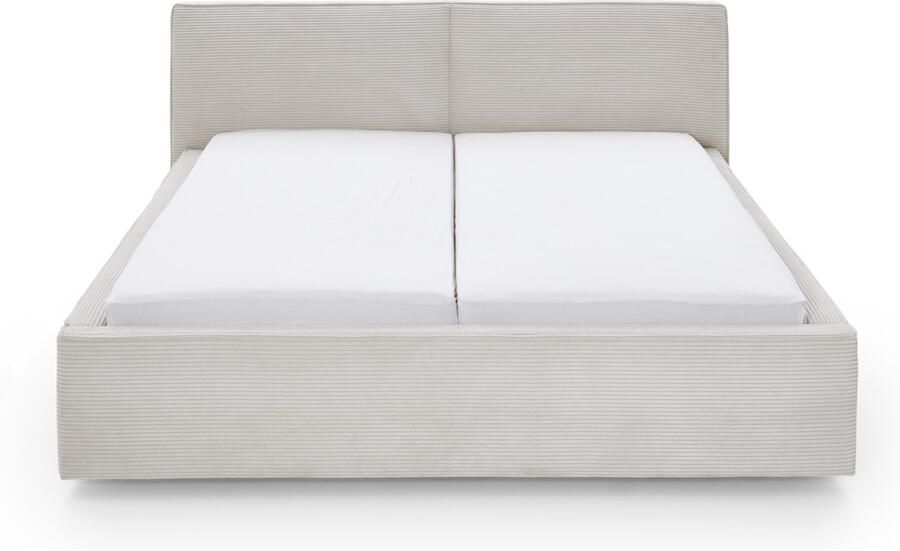 Meise EMOB Tweepersoonsbed Mitoma 160 x 200 cm Beigekleurig design Gestoffeerde tweepersoonsbedden Beige Stof Gestoffeerde tweepersoonsbedden Tweepersoons Normaal bed Op voorraad - Foto 3