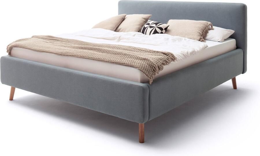 Meise EMOB Tweepersoonsbed Tony 180x200cm met opbergruimte ijsblauw Gestoffeerde tweepersoonsbedden Blauw Polyester Gestoffeerde tweepersoonsbedden Tweepersoons Normaal bed Op voorraad - Foto 18