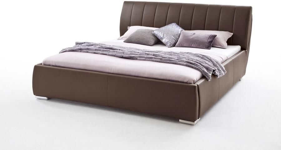 Meise EMOB Bed met opbergruimte Davos 180x200 bruin Gestoffeerde tweepersoonsbedden Bruin Hout; Kunstleer; Spaanplaat Gestoffeerde tweepersoonsbedden Tweepersoons Normaal bed Op voorraad - Foto 8