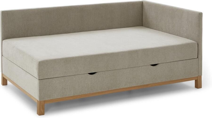 Meise Mobel Meise Möbel Santos studio bank incl. bedbodem en pocketveringmatras stof Thor - Foto 1