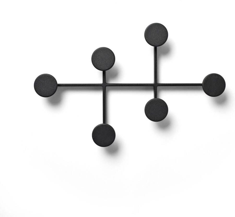 Menu Afteroom Wandkapstok 37x24cm Metaal Zwart