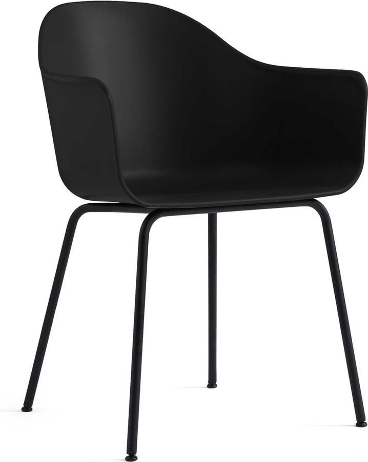 Menu Audo Copenhagen Harbour Eetkamerstoel Zwart Staal Zwart