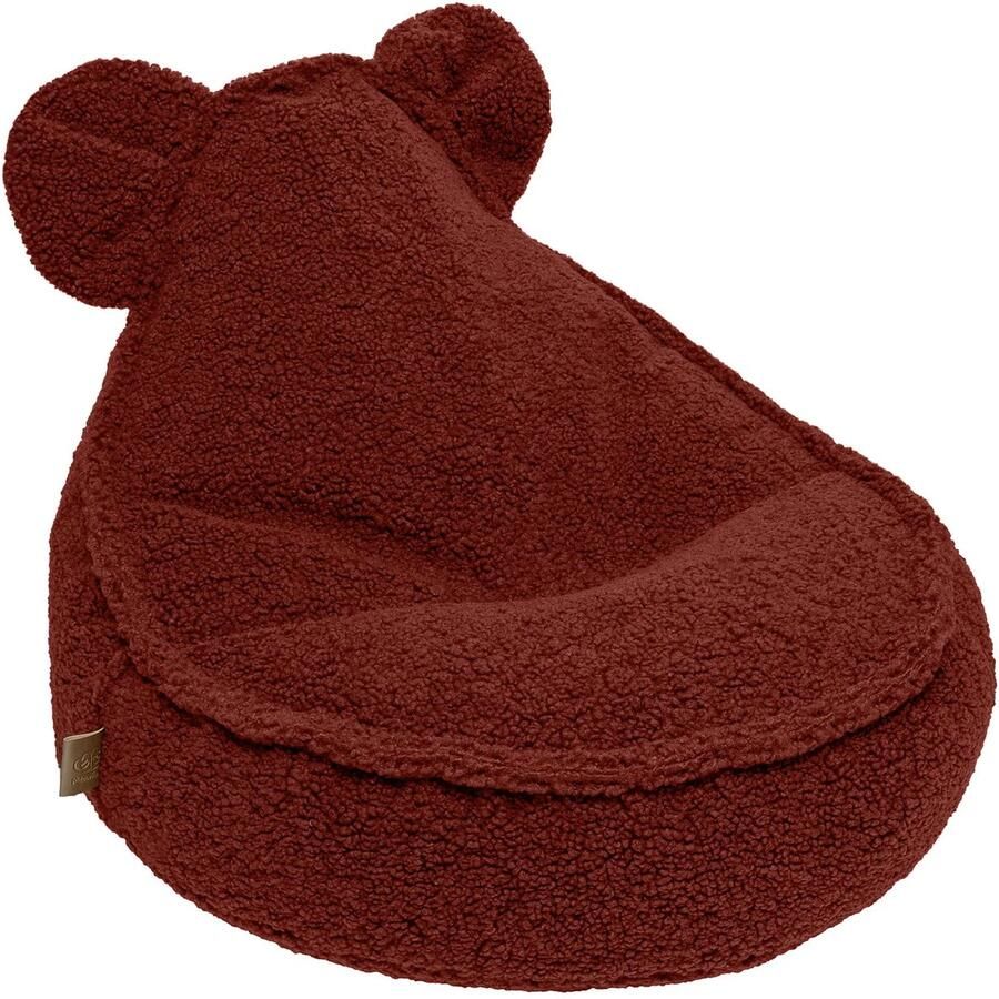 MEOWBABY Teddy Poef – Zachte Kinderzitzak in bruin