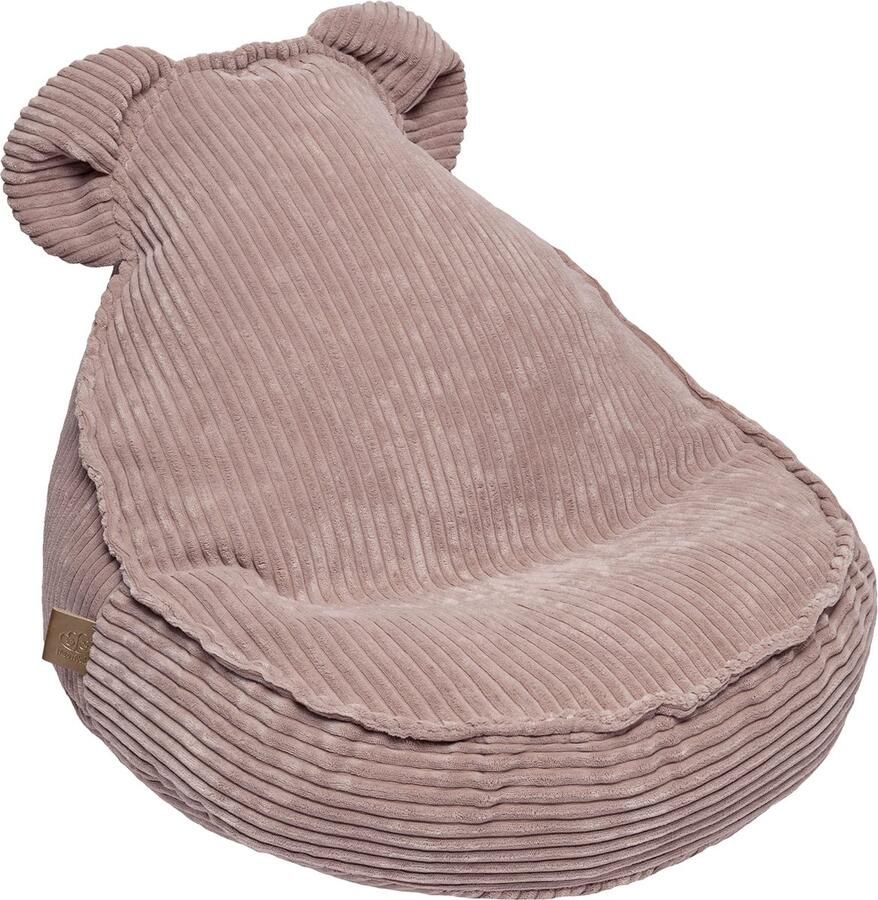 MEOWBABY Teddy Velvet Poef Roze