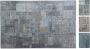 Vintage Patchwork Vloerkleed 170x240cm Grijs Uniek handgemaakt Origineel tapijt Laagpolig Vloerkleed – Anti slip Tapijt Duurzame en Natuurlijke Materialmen Moderne Vloerkleed Handgeknoopte Turkse Tapijten Exclusief Vloerklee - Thumbnail 2