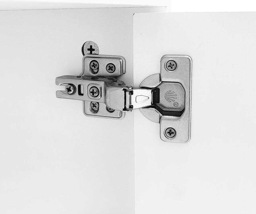 Merax Elegant TV-Meubel 170x35x50 cm – Wit met Gouden Poten en Handgrepen 2 Deuren met Verticaal Rillenontwerp 2 Deuren met Boogvormig Glas 35KG Draagvermogen – Modern TV-meubel met Kabelmanagement