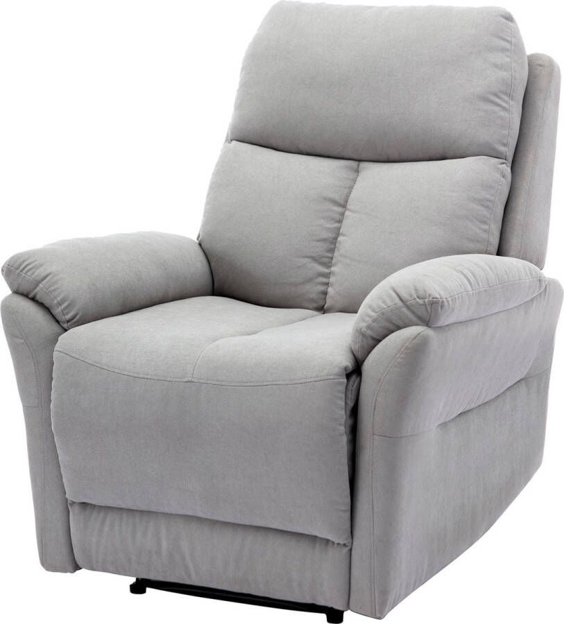 Merax Relaxfauteuil Verstelbaar Relaxstoel Ligstoel Grijs - Foto 2